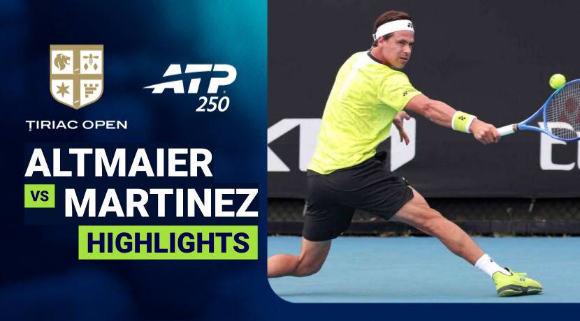 Daniel Altmaier vs Pedro Martinez - Round 1 | ATP 250: Tiriac Open presented by Unicredit Bank 2026