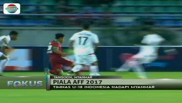 Timnas Indonesia Babat Myanmar di Grup B Kejuaraan Piala AFF U-18 - Fokus Malam