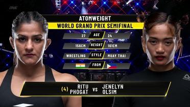 Ritu Phogat vs. Jenelyn Olsim | ONE Championship Full Fight