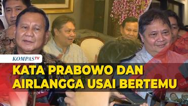 Prabowo dan Airlangga Ngobrol 2 Jam di Acara Open House, Bahas Hal Ini
