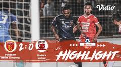Full Highlight - Perseru Badak Lampung 2 vs 0 Madura United | Shopee Liga 1 2019/2020