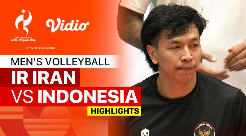 IR Iran vs Indonesia - Men's Volleyball Pool B | 20th Asian Games Aichi-Nagoya 2026