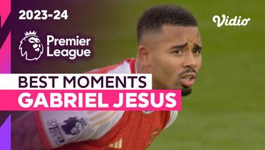 Aksi Gabriel Jesus | Arsenal vs Brighton | Premier League 2023/24