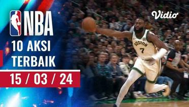 Top 10 | Aksi Terbaik - 15 Maret 2024 | NBA Regular Season 2023/24