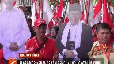 Pendukung Jokowi-Ma’ruf Gelar Flashmob Kebangsaan di Solo - Liputan 6 Terkini
