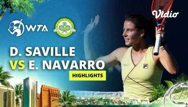 Quarterfinal: Daria Saville vs Emma Navarro - Highlights | WTA San Diego Open 2024