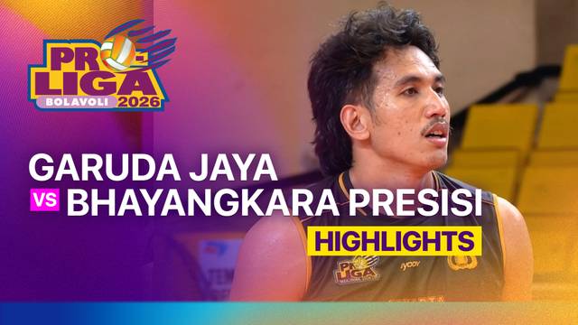 Final Four Putra: Jakarta Garuda Jaya vs Jakarta Bhayangkara Presisi - Highlight | Proliga 2026