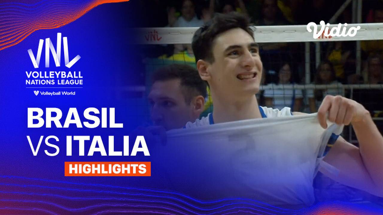 Brasil vs Italia - Highlights | Men's Volleyball Nations League 2024
