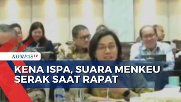 Kena ISPA, Suara Menteri Keuangan Sri Mulyani Serak saat Sampaikan Paparan dalam Rapat DPR
