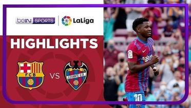 Match Highlights | Barcelona 3 vs 0 Levante | LaLiga Santander 2021