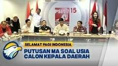 MA Perintahkan KPU Cabut Aturan Soal Batas Usia Calon Kepala Daerah