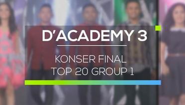 D'Academy 3 - Konser Final Top 20 (Group 1)