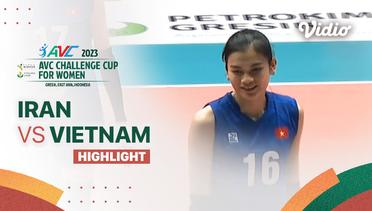 Highlights | Islamic Republic of Iran vs Vietnam | AVC Challenge Cup for Women 2023