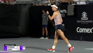 Final: Rebecca Peterson vs Camila Giorgi - Highlights | WTA Merida Open Akron 2023