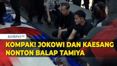 Jokowi dan Kaesang Nonton Balap Tamiya Sambil Malam Mingguan di Jogja
