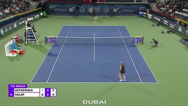 Match Highlights | Jelena Ostapenko vs Simona Halep | WTA Dubai Duty Free Tennis Championships 2022