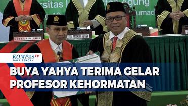 Buya Yahya Terima Gelar Profesor Kehormatan di Unissula Semarang