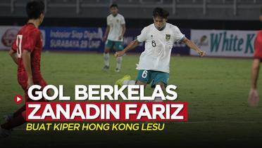 Gol Berkelas Pemain Timnas Indonesia, Zanadin Fariz yang Buat Kiper Hong Kong Tertunduk Lesu