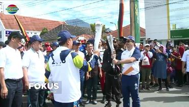 Semarak Api Obor Asian Games Berkeliling Kota Bukittinggi, Sumatra Barat - Fokus Pagi