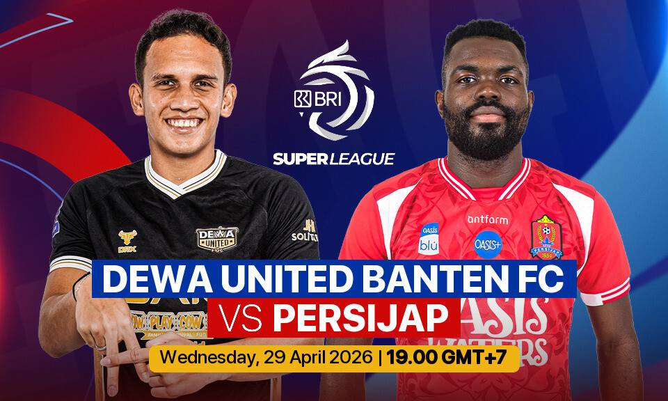 Dewa United Banten FC vs Persijap