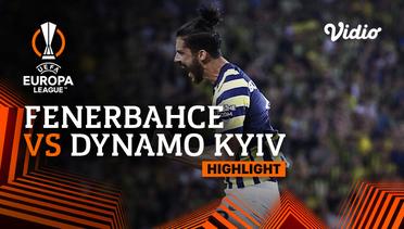 Highlights - Fenerbahce vs Dynamo Kyiv | UEFA Europa League 2022/23