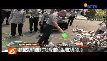 Polisi Razia Ratusan Ribu Petasan Rumahan di Bogor - Liputan6 Petang Terkini