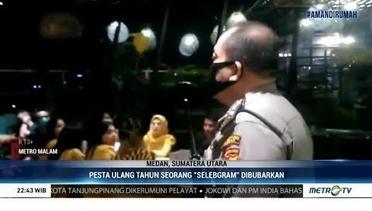 Pesta Ulang Tahun Selebgram di Medan Dibubarkan Polisi