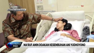 Ma'ruf Amin Doakan Ani Yudhoyono: Mudah-Mudahan Segera Sehat