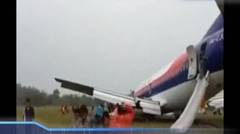 Pesawat Sriwijaya Air Tergelincir di Papua Barat