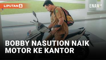 Bobby Nasution Naik Motor ke Kantor, Netizen: Sederhana