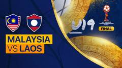 Full Match - Final: Malaysia vs Laos | AFF U-19 Championship 2022