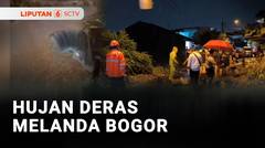 Hujan Deras Melanda Bogor, Tebing Penahan Tanah Longsor Timpa 3 Rumah | Liputan 6