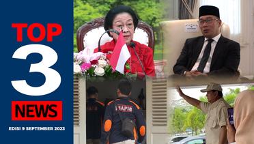 [TOP 3 NEWS] Ridwan Kamil Ketemu Megawati, Prabowo Disambut di Sumbar, Olah TKP Jenazah Ibu Anak