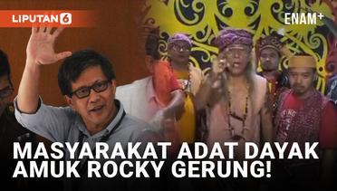 Masyarakat Adat Dayak Tak Terima dengan Pernyataan Rocky Gerung Terhadap Jokowi dan IKN