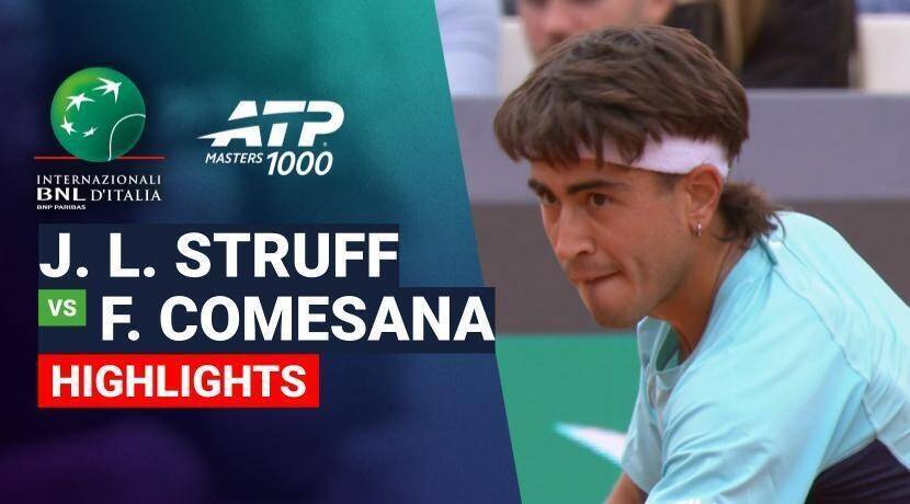 Jan-Lennard Struff vs Francisco Comesana - Round 1 (Pietrangeli) | ATP 1000: Internazionali BNL d'Italia 2026