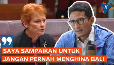 Sandiaga Uno Bantah Tudingan Senator Australia yang Sebut Kotoran Sapi Bertebaran di Bali