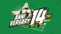 Ucapan Anniversary Bolanet ke-14 dari Berbagai Tokoh Sepak Bola Indonesia