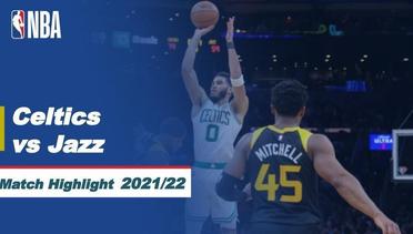 Match Highlight |  Boston Celtics vs Utah Jazz | NBA Regular Season 2021/22