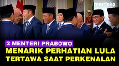 2 Menteri Prabowo Menarik Perhatian Presiden Brasil Lula, Tertawa Saat Perkenalan