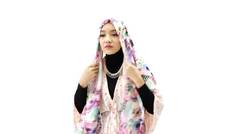 Tutorial Hijab Pashmina Pattern Simple