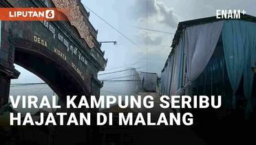 Viral Kampung Seribu Hajatan di Malang, Warga Kompak Gelar Tenda Sepanjang Jalan