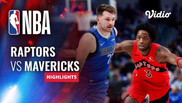 Toronto Raptors vs Dallas Mavericks - Highlights | NBA Regular Season 2023/24