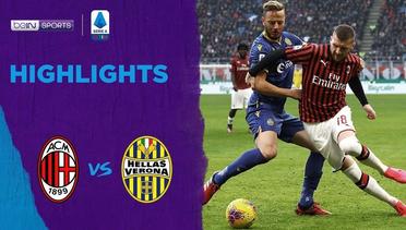 Match Highlight | AC Milan 1 vs 1 Verona | Serie A 2020