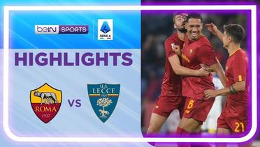 Match Highlights | Roma vs Lecce | Serie A 2022/2023