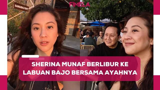 Tampilan Wajah Natural Sherina Munaf saat Liburan ke Labuan Bajo Bersama Ayahnya