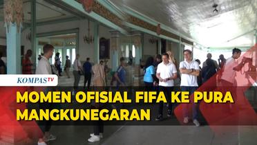 Momen Kunjungan Rombongan FIFA ke Pura Mangkunegaran Solo