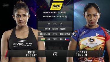 Ritu Phogat vs. Jomary Torres - Full Fight Replay