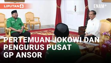 Jokowi Terima Pengurus Pusat GP Ansor di Istana Yogyakarta, Ini Hal yang Dibahas