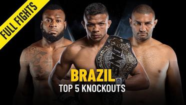 Top 5 Knockouts - Brazil - ONE Full Fights