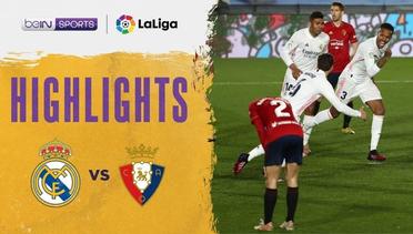 Match Highlights | Real Madrid 2 vs 0 Osasuna | La Liga Santander 2021